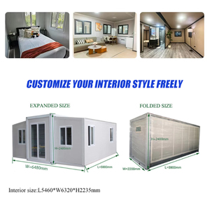 Năng lượng mặt trời Cyprus 20 chân đôi cánh giá rẻ mở rộng Nhà Giá có thể gập lại Tiny container nhà 2 cuartos với phòng tắm 3 phòng ngủ - Product Image 2
