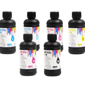 ซุปเปอร์คัลเลอร์ 250 มล./ขวด หมึกพิมพ์เสื้อผ้าสีขาวและสีอื่นๆ ชนิด LED UV สำหรับเครื่องพิมพ์ EPSON 1390 TX800 L800 - Product Image 1