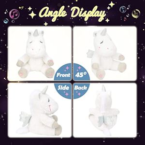 Volume Réglable <span class=keywords><strong>Berceuse</strong></span> Animée Apaiser Cadeaux D'anniversaire LED Musical En Peluche Licorne Éclairant <span class=keywords><strong>Chanter</strong></span> En Peluche Jouet - Product Image 4