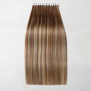 2025奢华品质欧洲头发双拉厚端100% 人类处女雷米无缝隐形胶带接发 - Product Image 4