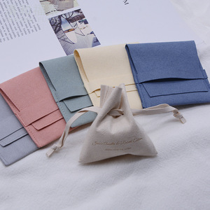 Wholesale Custom Logo Jewelry Packaging Pouch Microfiber Jewelry Pouch Bag with Insert <b>Pad</b> - Product Image 2