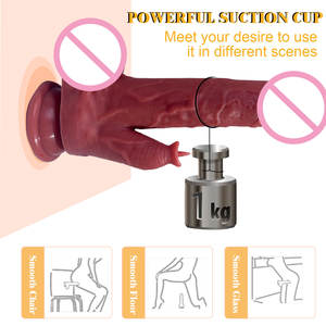 Remote Thrust ing 4*<span class=keywords><strong>20Cm</strong></span> lebensechte medizinische flüssige Silikon <span class=keywords><strong>Dildo</strong></span> Zunge lecken Penis Vibrator Spielzeug für Frau Sex Produkte % - Product Image 4