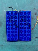 Feu de signalisation LED 24W pour ambulance, bleu latéral, pour phare de voiture 12V/24V, nouveau clignotant pour la fabrication de kits de modernisation