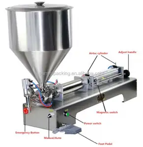 Most popular products china spray whipped cream filling machine 10-100ml