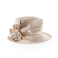 Chapeau Fascinator Fleuri Charmant et Très Vendu avec un Design Élégant en Diamants, Grand Chapeau Coloré pour Cérémonies et Soirées Dansantes pour Femmes