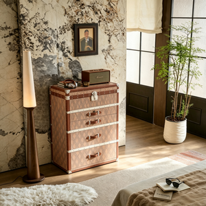 Gabinete <span class=keywords><strong>de</strong></span> Joyería <span class=keywords><strong>de</strong></span> Lujo, Moderno, <span class=keywords><strong>de</strong></span> Diseño, con Laterales Rígidos y Alambre <span class=keywords><strong>de</strong></span> Cobre, para Almacenamiento <span class=keywords><strong>de</strong></span> Joyas en Villas y Mansiones, Mueble Premium - Product Image 5