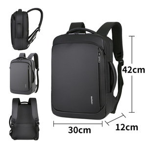 Men's Large Capacity USB Business <b>Bag</b> Cross-Border Simple Double Shoulder <b>Computer</b> <b>Bag</b> with Oxford Material - Product Image 5