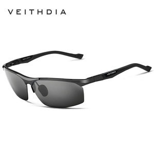 Veithdia Men's Aluminum Magnesium Sunglasses Polarized UV400 Blue Lens Fishing Driving Cycling Outdoor Sports - Product Image 3