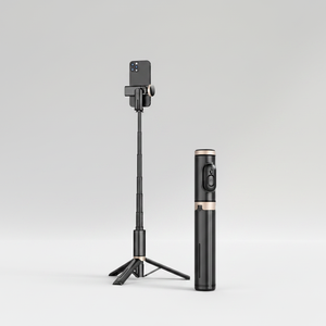 Trípode Mini TOKQI-Q12, Diseño Oculto de Aluminio, Reforzado, Ligero, Soporte para Móvil - Product Image 1