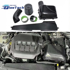 Sistema de Admisión de Aire Frío 100% Fibra de Carbono Seca con Filtro Cónico para VW Golf MK7 R GTI Audi S3 8V EA888 2.0T – Entrada de 4 Pulgadas de Alto Flujo - Product Image 5