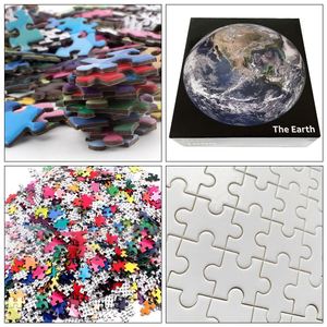 Puzzles ronds personnalisés sur le thème des planètes, en papier 3D, 1000 pièces, jouet pour enfants et adultes avec logo - Product Image 4
