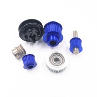 Poulie de distribution en acier inoxydable et aluminium léger AF 40-120T, alésage 3-15 mm, largeur de courroie 6-30 mm pour entraînement par courroie d'imprimante 3D