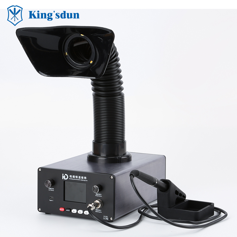 Паяльная станция King'sdun T12, автоматический паяльник с программным управлением и подогревом горячего воздуха