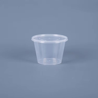Récipient alimentaire ou à soupe en plastique jetable transparent de 500ml personnalisé en gros