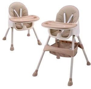 Chaise haute bébé portable à bascule 2025 avec fonctions de sécurité pour 0-12 mois, utilisation au parc et à la maison, verte - Product Image 1
