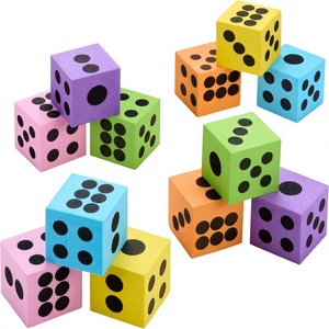 Juego de <span class=keywords><strong>Dados</strong></span> de Espuma <span class=keywords><strong>Grandes</strong></span> de Neón - Paquete de 48 Cubos Jumbo y Coloridos <span class=keywords><strong>para</strong></span> Niños - Mejora las Habilidades Matemáticas y la Diversión en Fiestas - Product Image 1
