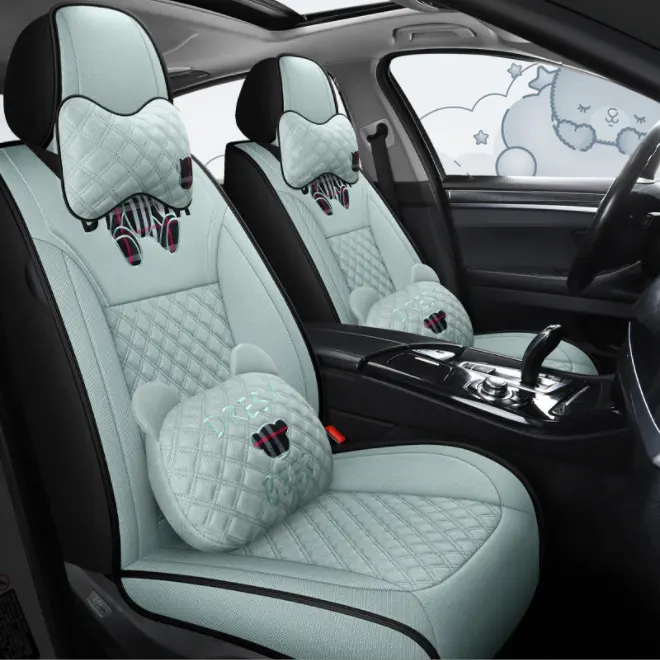 Hot Bán Đầy Đủ Bộ Linen Vải Auto Car Seat Cover Cho Tất Cả Các Xe Ô Tô P41803