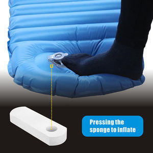 HOMFUL-colchón de aire inflable, cojín de dormir para momia con bomba - Product Image 2