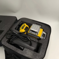 Niveau laser vert de précision industriel à 360 degrés, 12 lignes verticales, 3 côtés, niveaux laser rotatifs à 360 degrés pour utilisation en extérieur