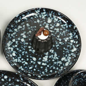 Bắc Âu Đồ đá đặt bữa ăn tối phản ứng MEN 20PCS Bộ đồ ăn đặt tấm gốm và bát đặt cốc cà phê với chiếc đĩa - Product Image 4