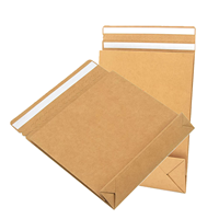 Sacs d'expédition en kraft biodégradables, enveloppes à bulles rembourrées, emballages compostables, sacs de protection pour vêtements en papier