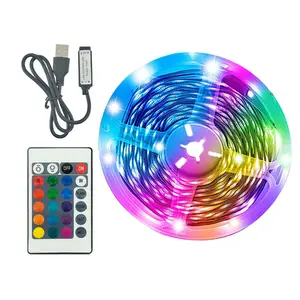 적외선 24 키 2835 5050 RGB 5v 다채로운 USB 빛 스트립 2835 Led 스트립 빛 도매