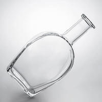 Bouteilles en verre transparentes vides de haute qualité OEM 500ml 750ml avec bouchon en liège pour boissons, idéales pour Tequila, Gin, Rhum – Emballage en verre pour bars
