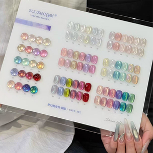 Kit de Manucure Professionnel UV/LED : 36 Couleurs de Vernis Gel Magnétique Effet Œil de Chat Transparent, Nude et Gelée, Soak Off - Product Image 1