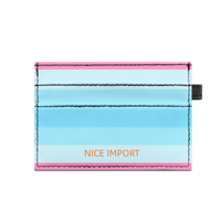 Transgender (Israelisches Design) Regenbogen Schlanker Doppelseitig Bedruckter Kartenhalter Kreditkartenhalter PU-Leder für Männer Frauen