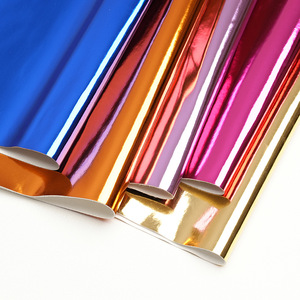 RTS 40+ Color Holographic Gold Mirror <strong>PU</strong> Synthetic <strong>Leather</strong> for Shoe/Bag - Product Image 2