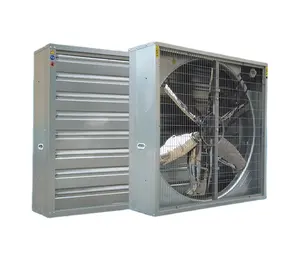 54 inç 220V çıkarıcı fanlar sera çiftlik soğutma için galvanizli sac endüstriyel ağır çekiç egzoz fanı havalandırma fanları