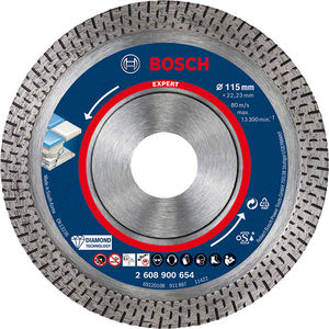 Per BOSCH dischi diamantati continui lama in acciaio 115 mm per uso industriale per 2608900654 in ceramica e gres - Product Image 1