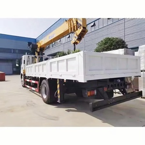 Grúa hidráulica telescópica Isuzu <span class=keywords><strong>de</strong></span> 8 toneladas montada en camión con caja <span class=keywords><strong>de</strong></span> cambios, bomba y motorreductor para transporte <span class=keywords><strong>de</strong></span> cargas pesadas (15m <span class=keywords><strong>de</strong></span> elevación) - Product Image 4