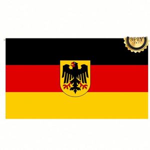 Banderas de Poliéster de 3x5 pies con el Escudo de Alemania, Personalizables para Todas las Naciones, Entrega Rápida de un Proveedor Confiable, Venta al Por Mayor - Product Image 2