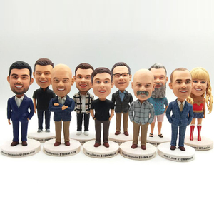 Tùy Chỉnh Bobble Đầu Nhựa Thủ Công Mỹ Nghệ Văn Phòng Bobble Đầu Bức Tượng Văn Phòng Trang Trí Hành Động Con Số - Product Image 5