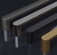Manijas Redondas Europeas de Acero Inoxidable para Muebles de Cocina, Baño y Entrada - Fácil Instalación