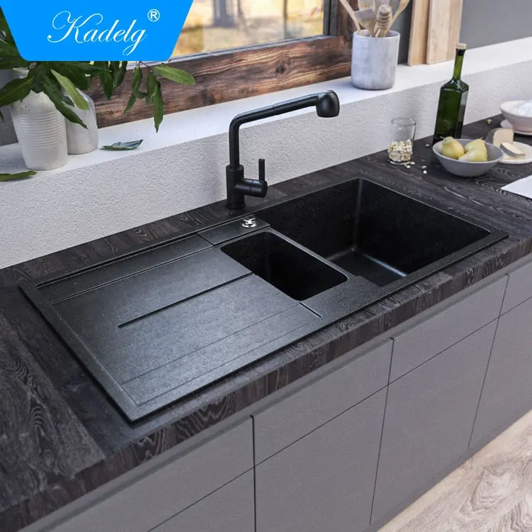 New Design Modern Smart Metal Glass Faucet With Pull Out Sprayer 2022 Kitchen Sink