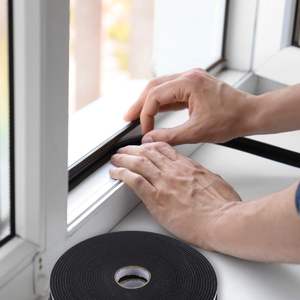 Nastro sigillante autoadesivo isolante EVA nastro adesivo monoadesivo in schiuma nero nastro sigillante singolo lato nastro in <span class=keywords><strong>spugna</strong></span> - Product Image 4