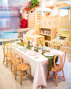 Silla Infantil de Ratán Moderna Hecha a Mano con Características de Seguridad para Fiestas de Cumpleaños y Bodas, Uso en Sala de Estar, Accesorios para Fotos Infantiles - Product Image 6