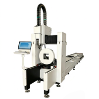 Nouvelle machine de découpe laser à fibre optique Maidi Laser 2 mandrins 4 axes CNC Cypcut avec rails de guidage HIWIN et alimentation automatique