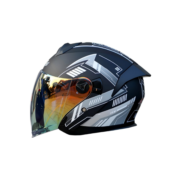 bluetooth snell motorcycle helmet Scorpionexo R420 Full Face With Ready Speaker Pockets Dot Illuminati 2 (Black ring equipped Best Bluetooth Motorcycle Helmets -