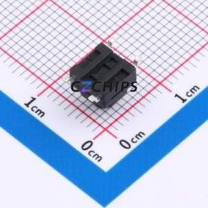 UK-B02123T-G6.5-250JZ Tactile Switch DIP-4P,6.2x6.2mm Switch 2.5N 6.15mm 6.15mm 6.5mm - Product Image 2