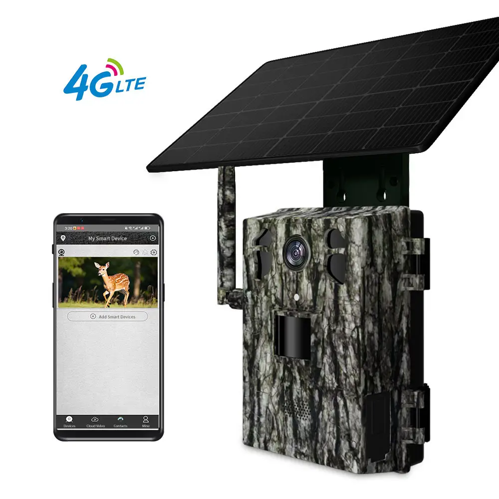 Jerderfo H2 H6 ucon CELL 4G LTE Deer กล้องถ่ายทอดสดกล้องล่าสัตว์4G กล้อง940สัตว์ป่าไม่มีแผงโซลาร์เซลล์เรืองแสง