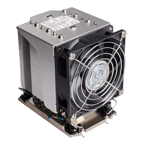Ventilador de <span class=keywords><strong>CPU</strong></span> de refrigeración por agua activa LGA4677 4U Base AL + bloque Cu + aleta AL + 6HP 9225 4700RPM disipador de calor RGB para procesador PC Material aire PWM - Product Image 1