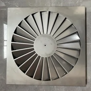 Beli SUS steel diffuser udara tipe swirl, untuk sistem diffuser saluran udara HVAC