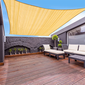Nhiệm vụ nặng nề HDPE thương mại màu be ngoài trời UV kháng HDPE Sun Shade Sail - Product Image 4