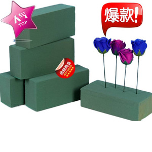 โฟมจัดดอกไม้ ขนาด 11x7x23 ซม. ฟองน้ำดูดซับน้ำ สำหรับจัดดอกไม้ ตกแต่งรถงานแต่งงาน และงานฝีมือ - Product Image 2