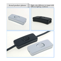 Interrupteur à bouton-poussoir 250V 303 1NO IP53 avec matériau ignifuge pour lampe de table