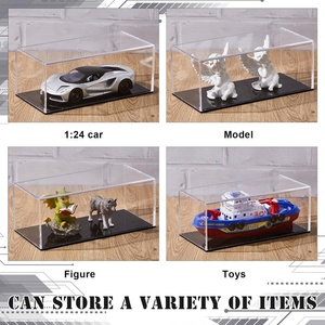 Stylish Eco-Friendly for Clear Acrylic <b>Display</b> <b>Case</b> with Black Base for Diecast Vehicles Great Gift for Car Collectors - Product Image 3