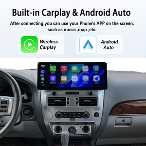 วิทยุติดรถยนต์ระบบสัมผัสหน้าจอขนาดใหญ่ Android 13 ขนาด 17 นิ้ว สำหรับรถยนต์ Armada Infiniti QX56 ปี 2008-2015 พร้อมระบบนำทาง GPS และ Wireless CarPlay - Product Image 4